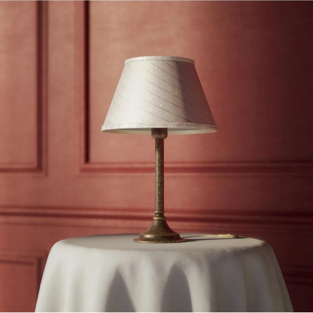 klasszikus rez asztali lampa mediterran antikolt vintage textil lampernyos haloszoba olvasolampa elegans polgari regies szecesszios.jpg